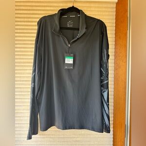 NWT Nike Running Black Dri-FIT Running Pullover XL